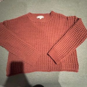 Cardigan, Red, Pink Rose,